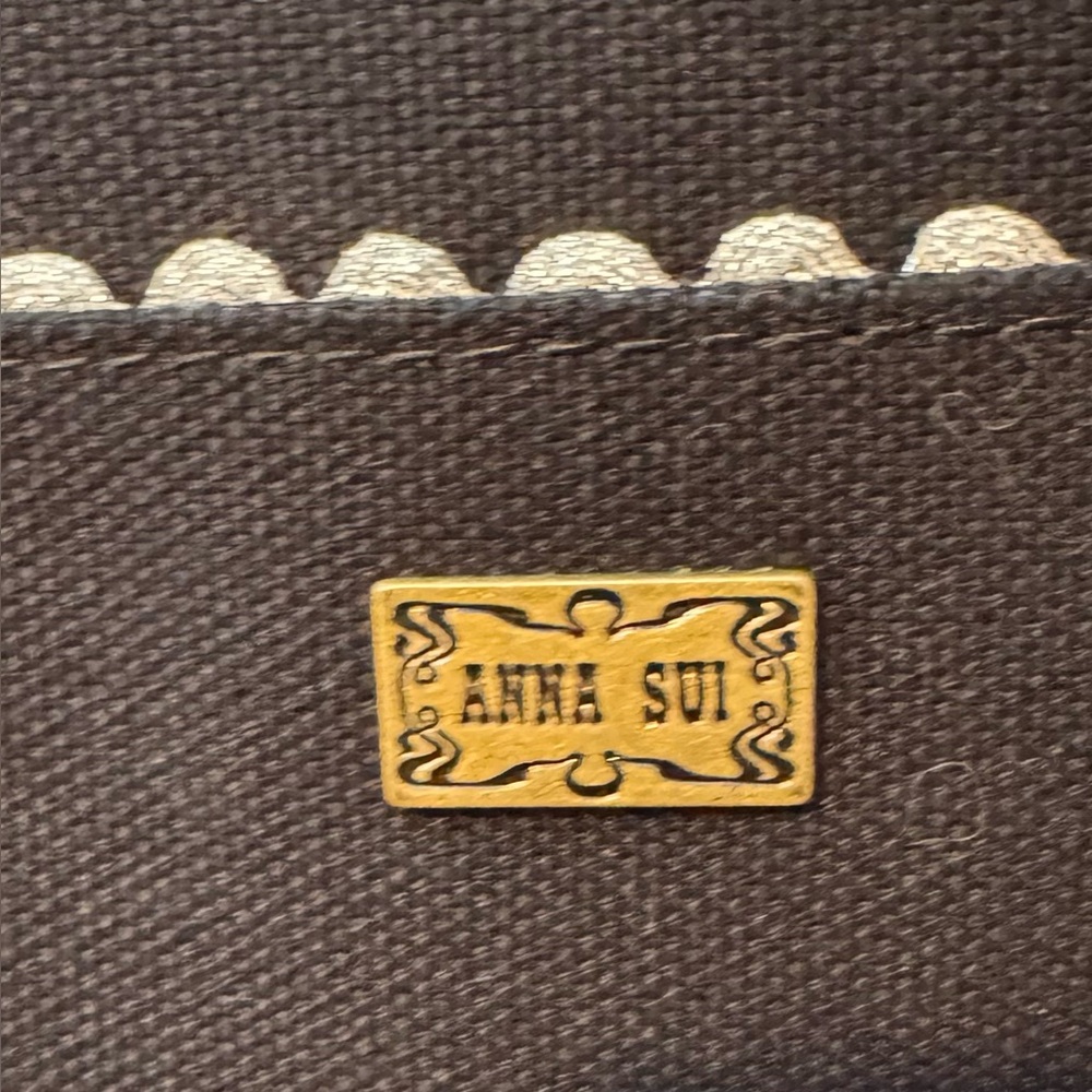 Ana Sui Canvas Dollhouse Pattern Tote VERY RARE - Picture 3 of 16